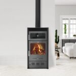 Poêle à bois avec four MODERNA Oven Luxe 7,78 kW Gris