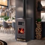 Poêle à bois avec four – BELLEZA DELUXE F – 11 kW