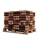 Bûches de bois compressé – Bois dur & bois tendre – Demi-palette de 480 kg